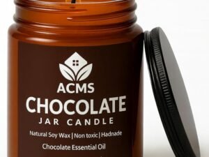 Chocolate Scented Candles for Men |Orange Candle Everyone, Manly Candles for Home Scented, Man Gifts,Best for Relaxation and Stress Relief with SPA