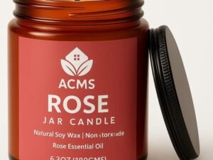Rose Scented Candles for Men | Lavender Candle Everyone, Manly Candles for Home Scented, Man Gifts,Best for Relaxation and Stress Relief with spa